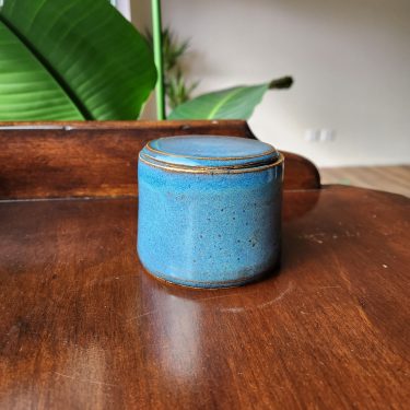 Blue urn
